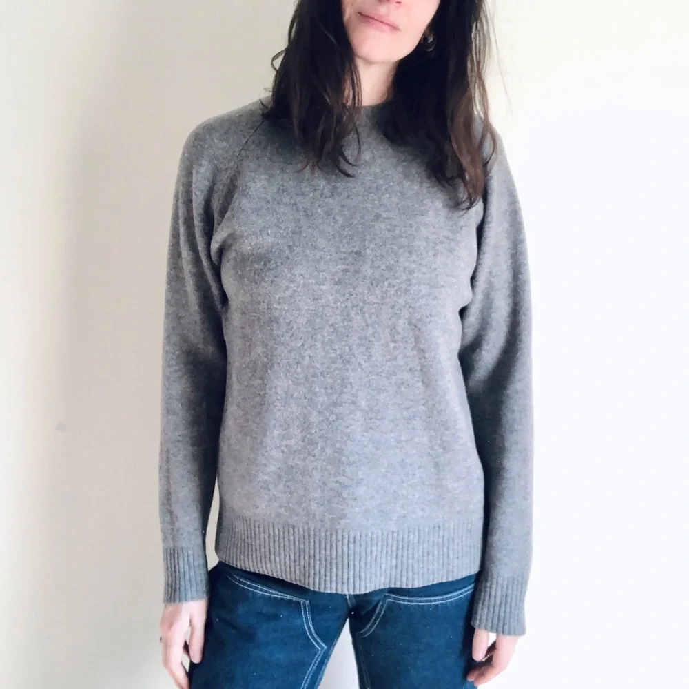 J.Crew Gray Lambswool Sweater - Picture 5 of 14